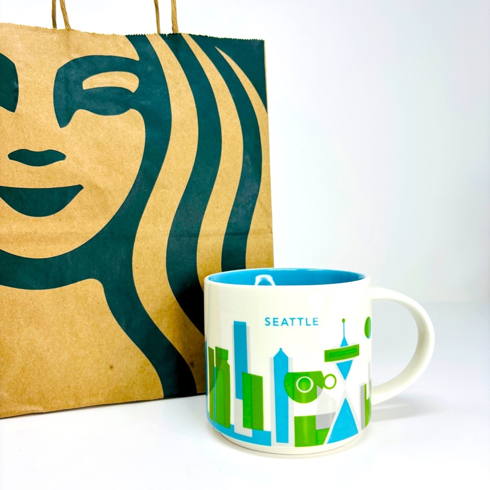 STARBUCKS You Are Here Collection Seattle Mug 14 oz